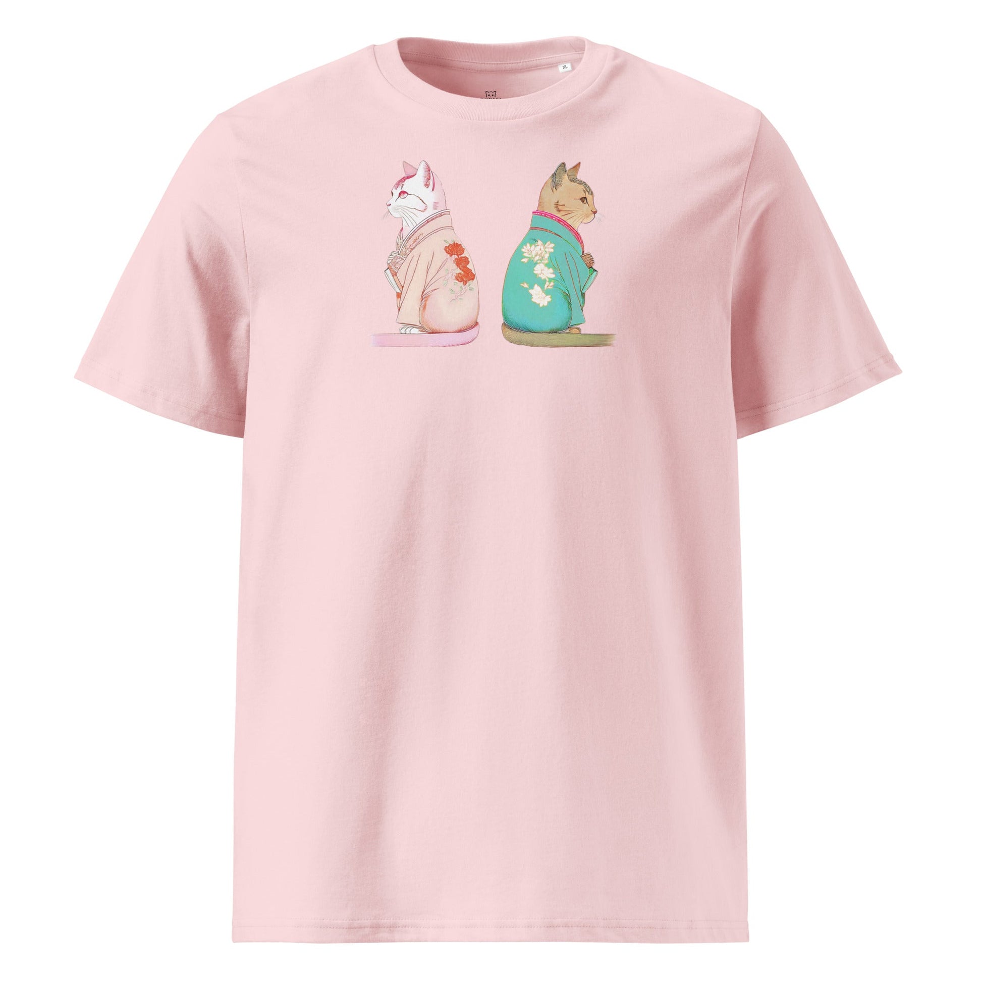 2 Cats with Kimono | organic cotton t-shirt - Gorma & Friends