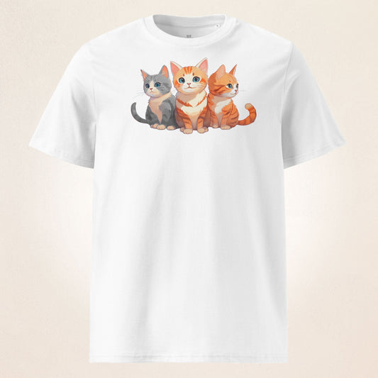 3 Cute Cats | organic cotton t-shirt - Gorma & Friends