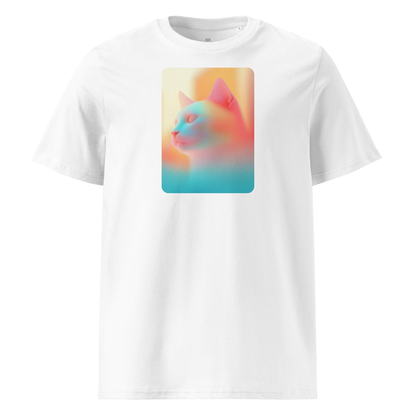 Abstract Neon Color Cat | Unisex organic t-shirt - Gorma & Friends