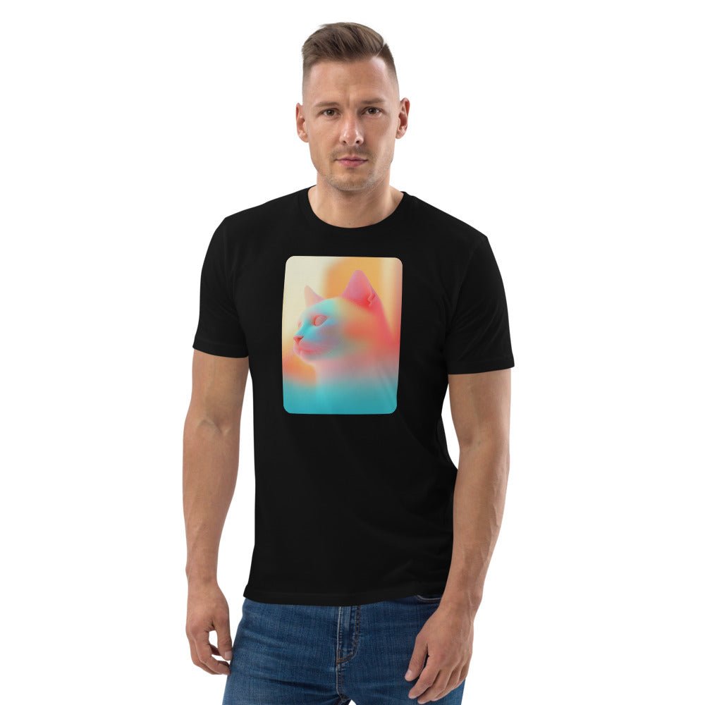 Abstract Neon Color Cat | Unisex organic t-shirt - Gorma & Friends