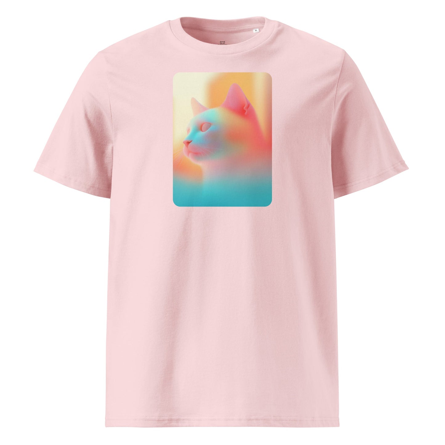 Abstract Neon Color Cat | Unisex organic t-shirt - Gorma & Friends