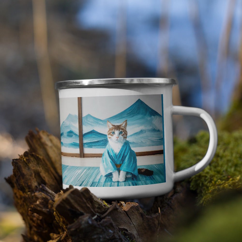 Cat in Kimono and Onsen 和服の猫 と 湯 | Coffee Mug - Gorma & Friends