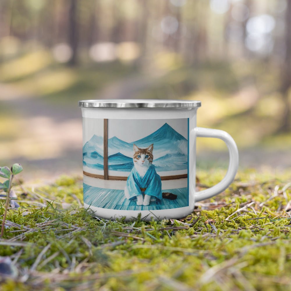 Cat in Kimono and Onsen 和服の猫 と 湯 | Coffee Mug - Gorma & Friends