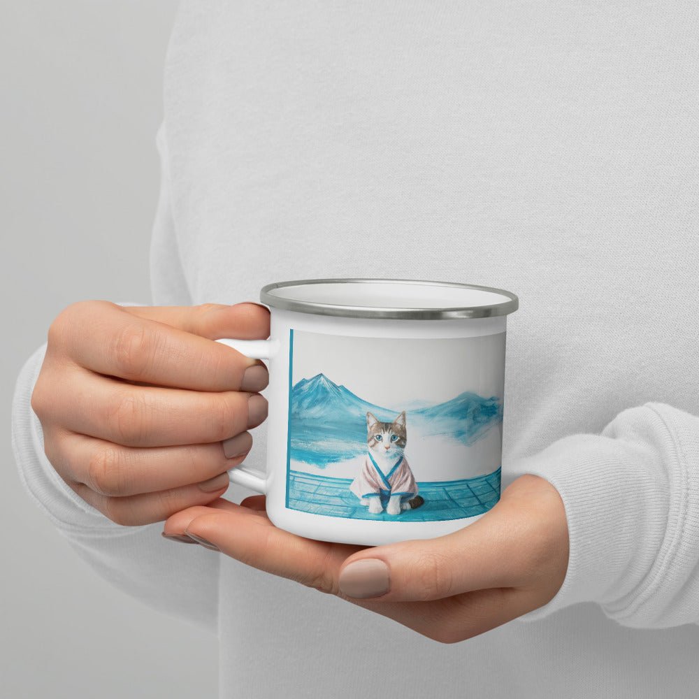 Cat in Kimono and Onsen 和服の猫 と 湯 | Coffee Mug - Gorma & Friends