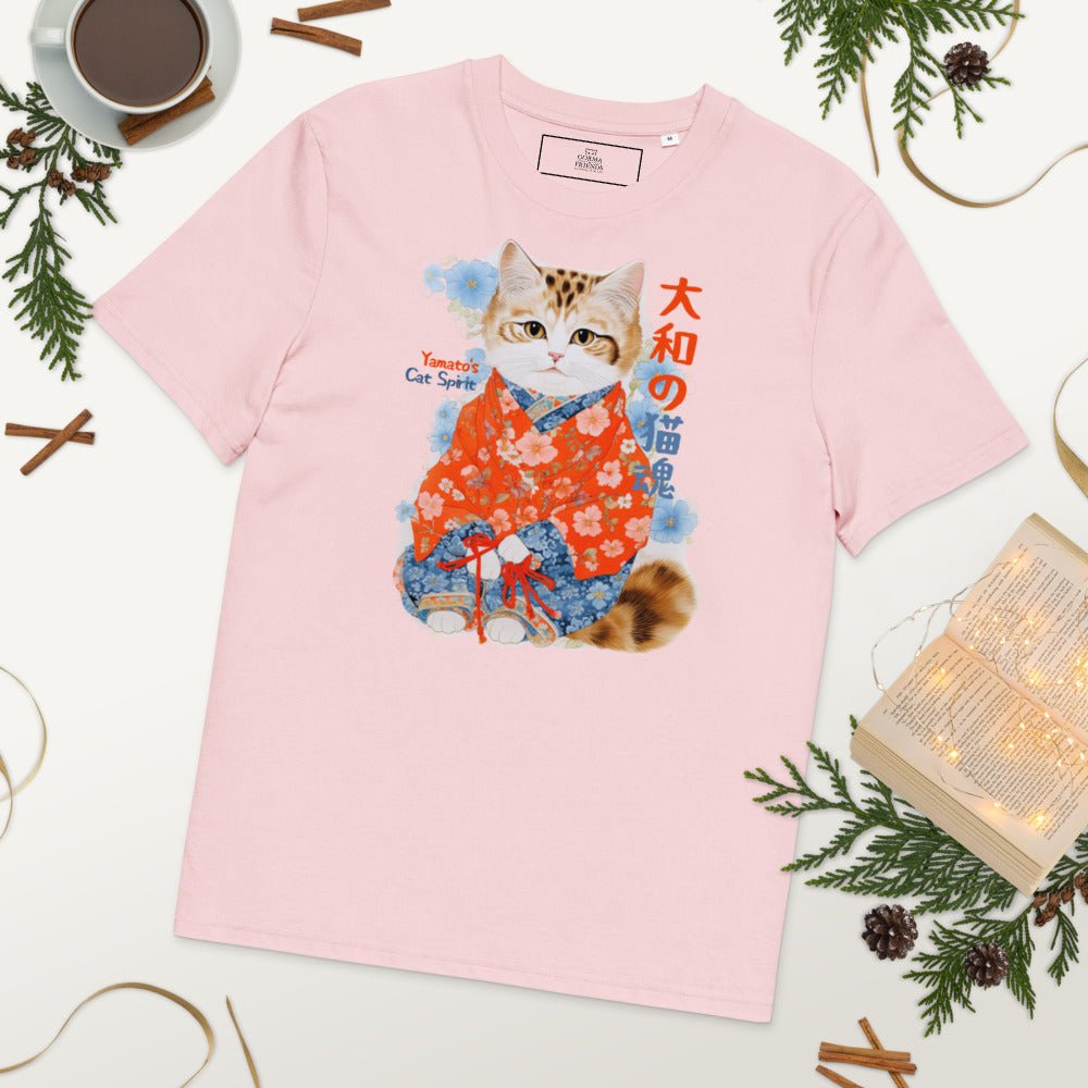 Cat of Yamato 大和の猫魂 | Unisex organic t-shirt - Gorma & Friends