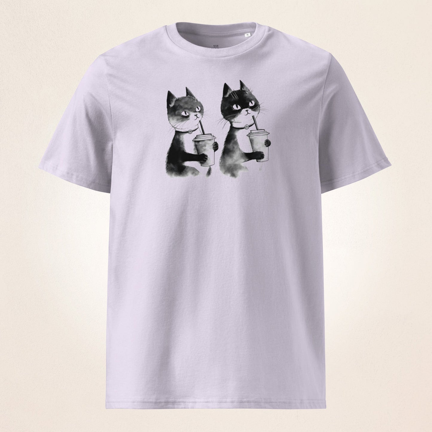 Drink Together Cats | Unisex organic cotton t-shirt - Gorma & Friends