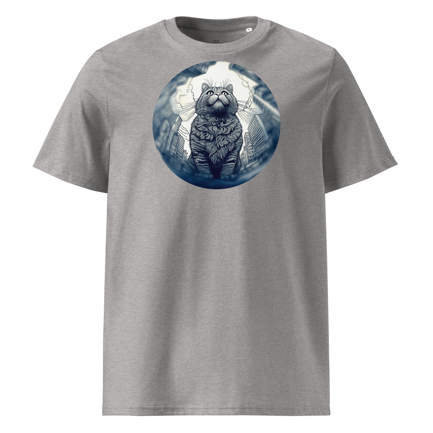 Fish Eye Lens Cat | Unisex organic t-shirt - Gorma & Friends