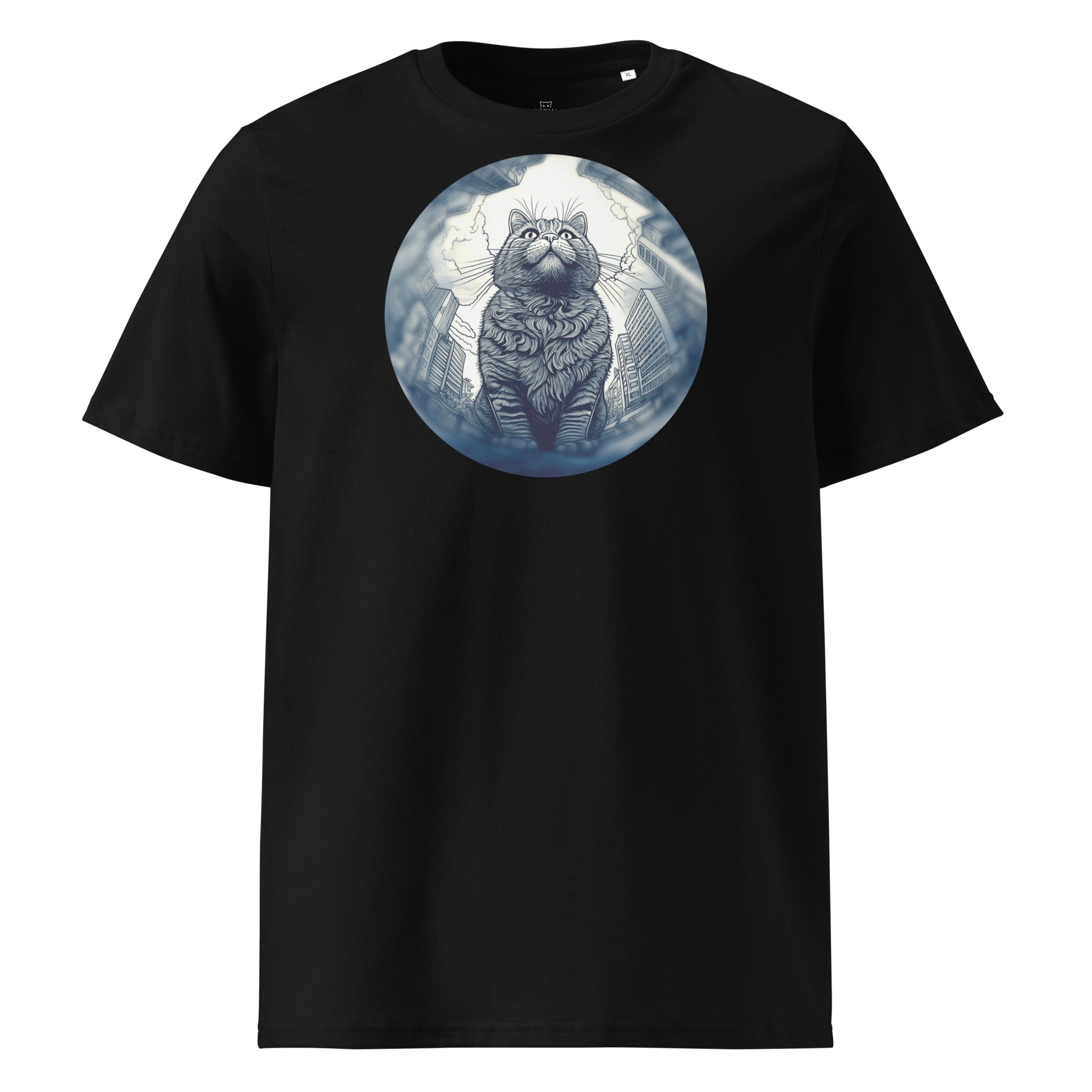 Fish Eye Lens Cat | Unisex organic t-shirt - Gorma & Friends