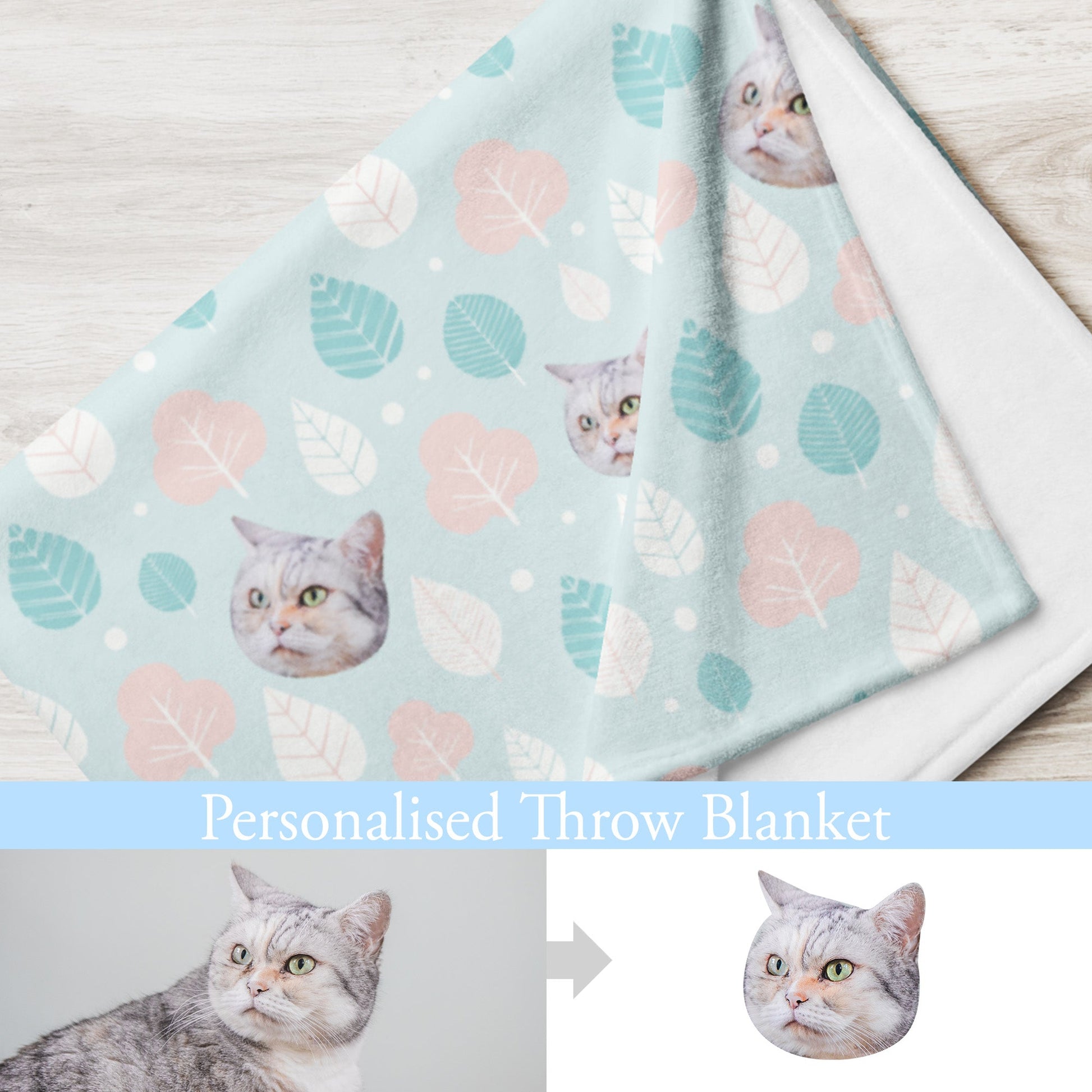 Furry Friend Blanket: Customized Pet Portrait - Winter Color | 個人化寵物毛氈（冬色） - Gorma & Friends