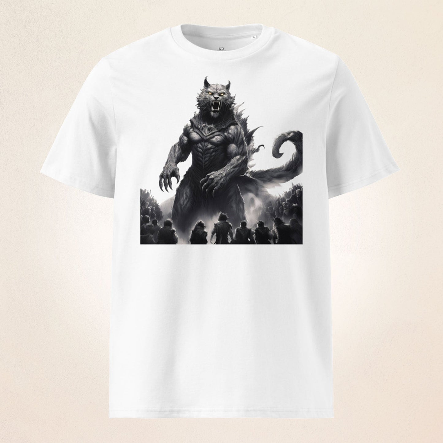 Greek God Cat | Unisex organic t-shirt - Gorma & Friends