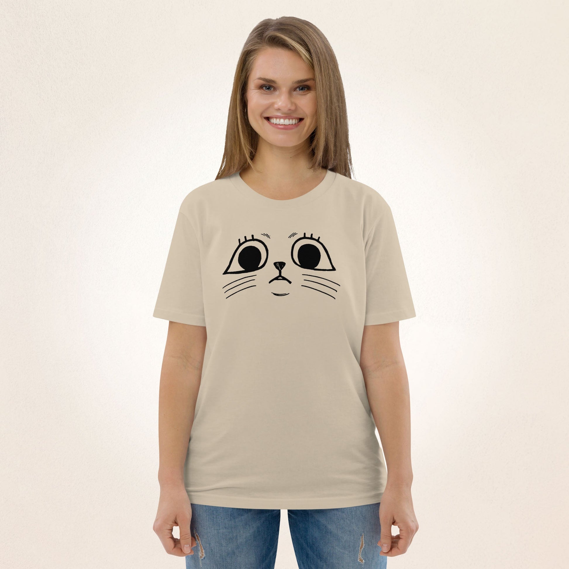 Grumpy Face | organic cotton t-shirt - Gorma & Friends