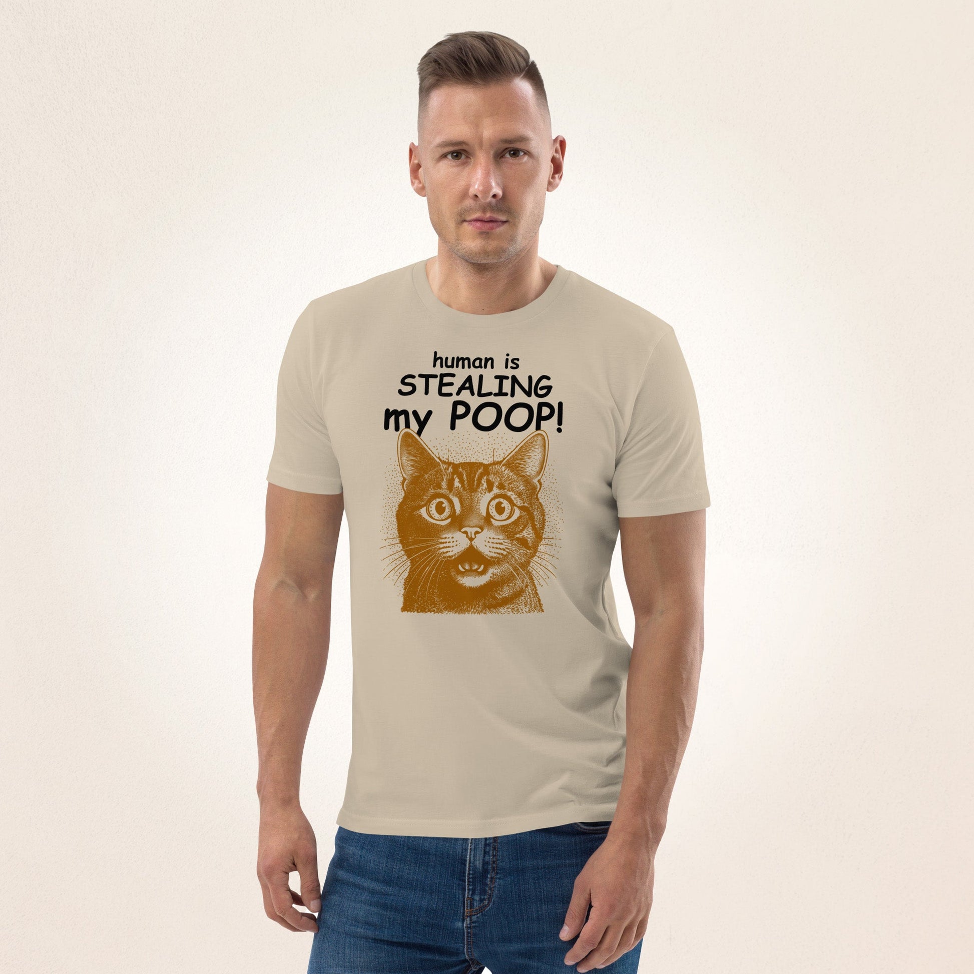 Human is Stealing my Poop! | organic cotton t-shirt - Gorma & Friends