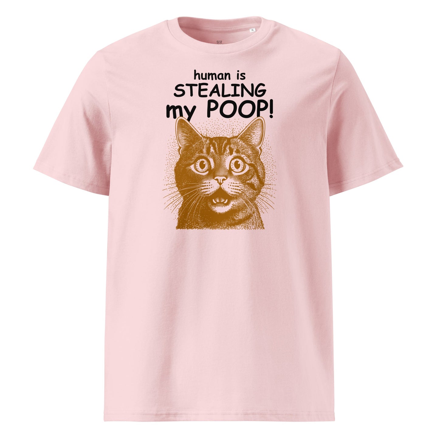 Human is Stealing my Poop! | organic cotton t-shirt - Gorma & Friends