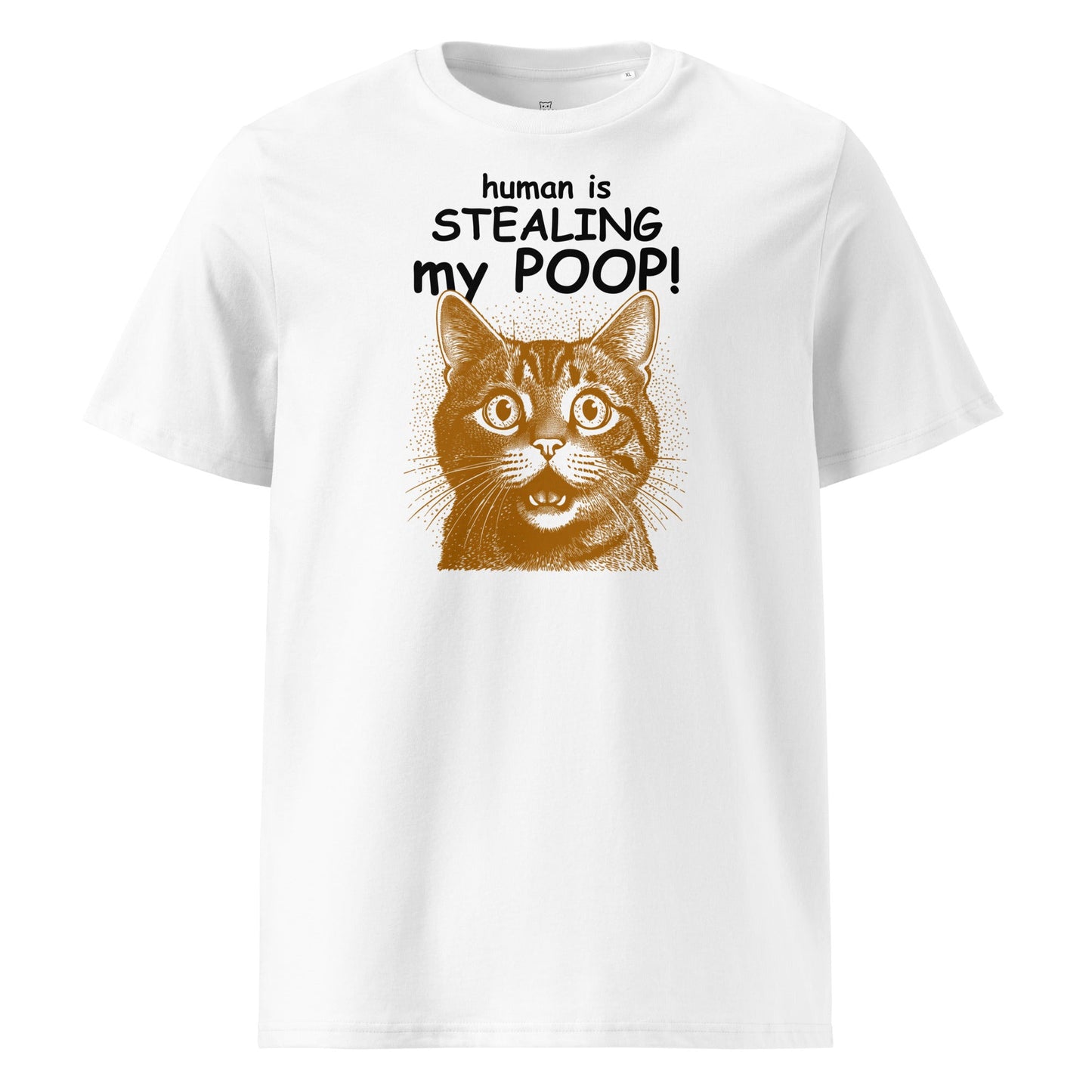 Human is Stealing my Poop! | organic cotton t-shirt - Gorma & Friends