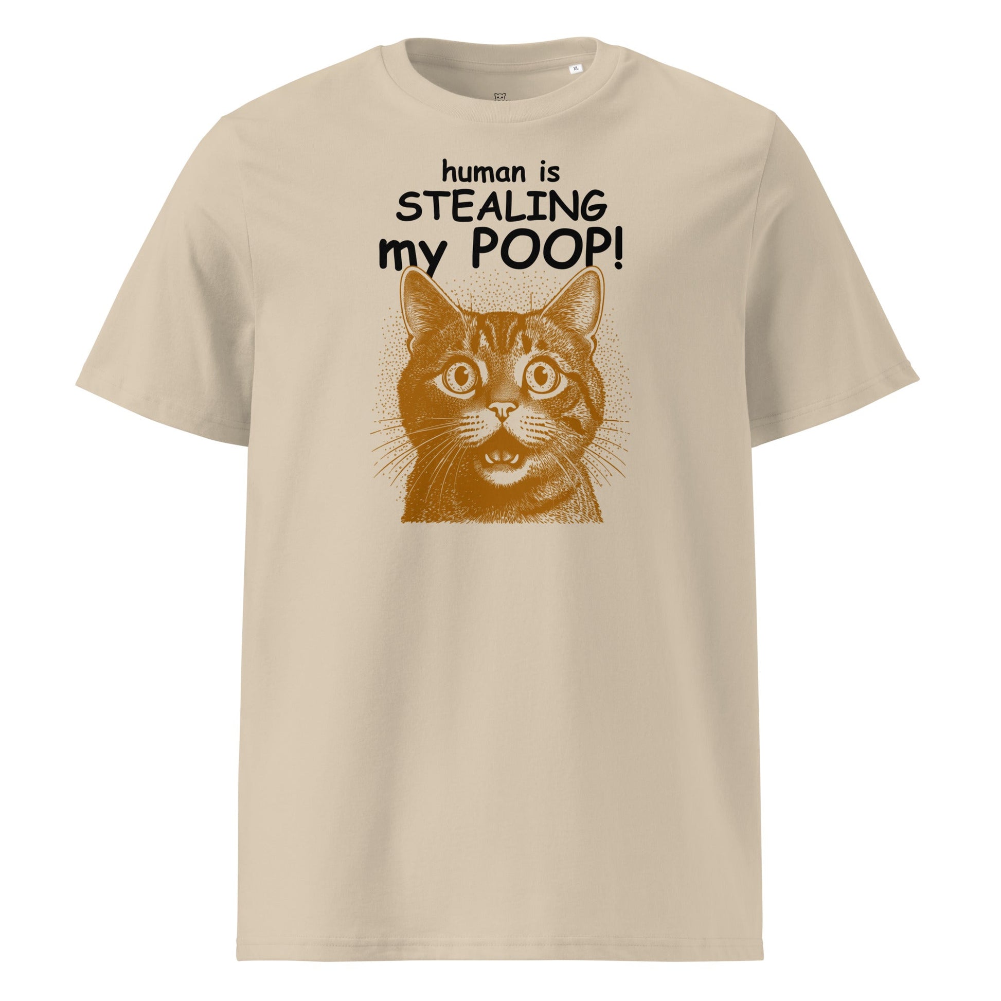 Human is Stealing my Poop! | organic cotton t-shirt - Gorma & Friends