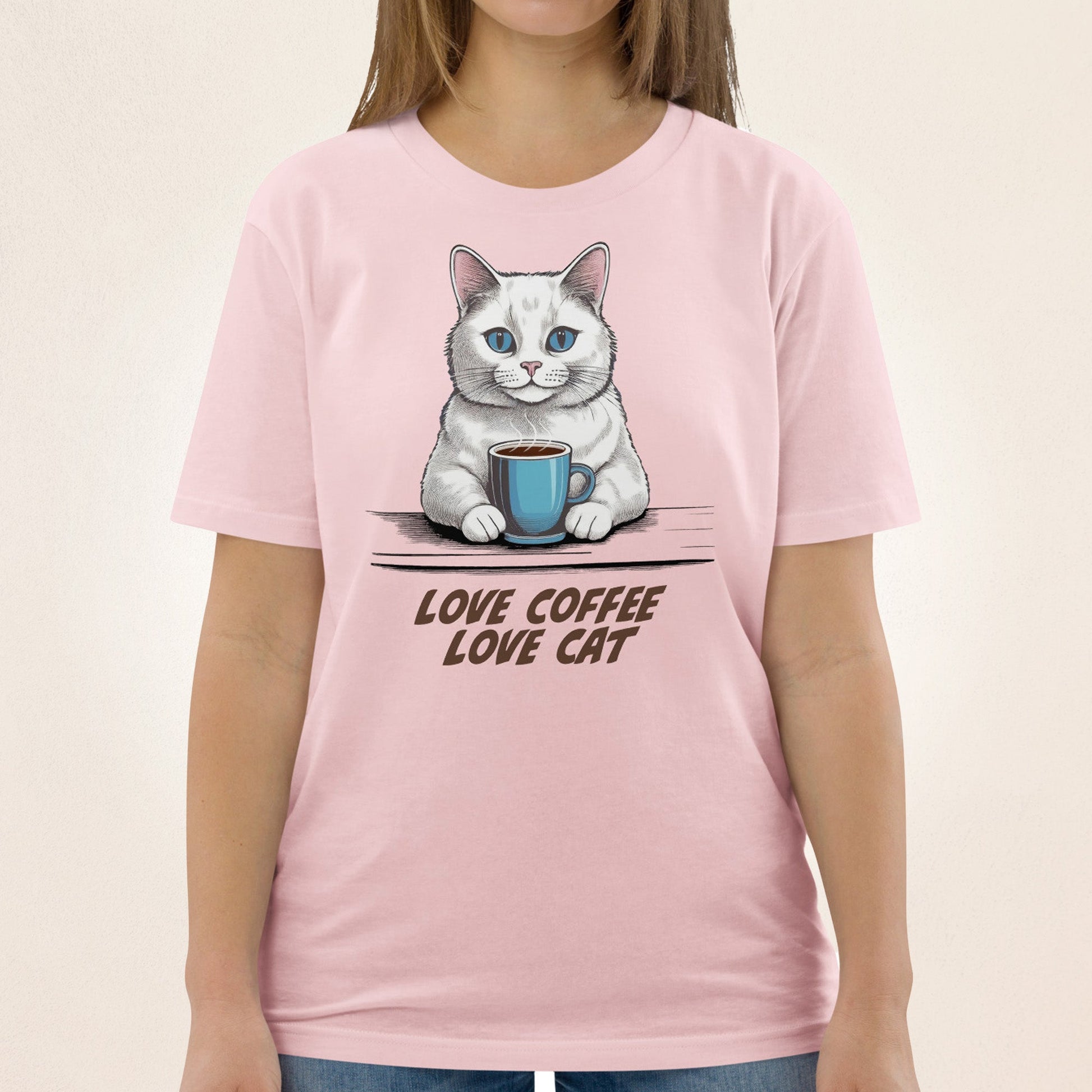 Love Coffee, Love Cat | organic cotton t-shirt - Gorma & Friends