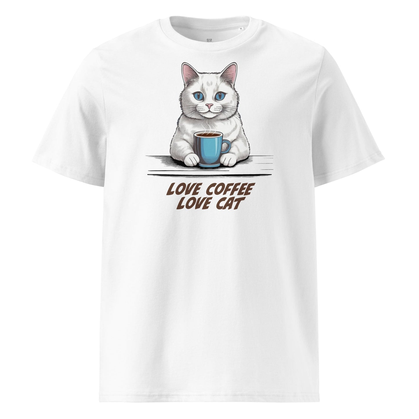 Love Coffee, Love Cat | organic cotton t-shirt - Gorma & Friends