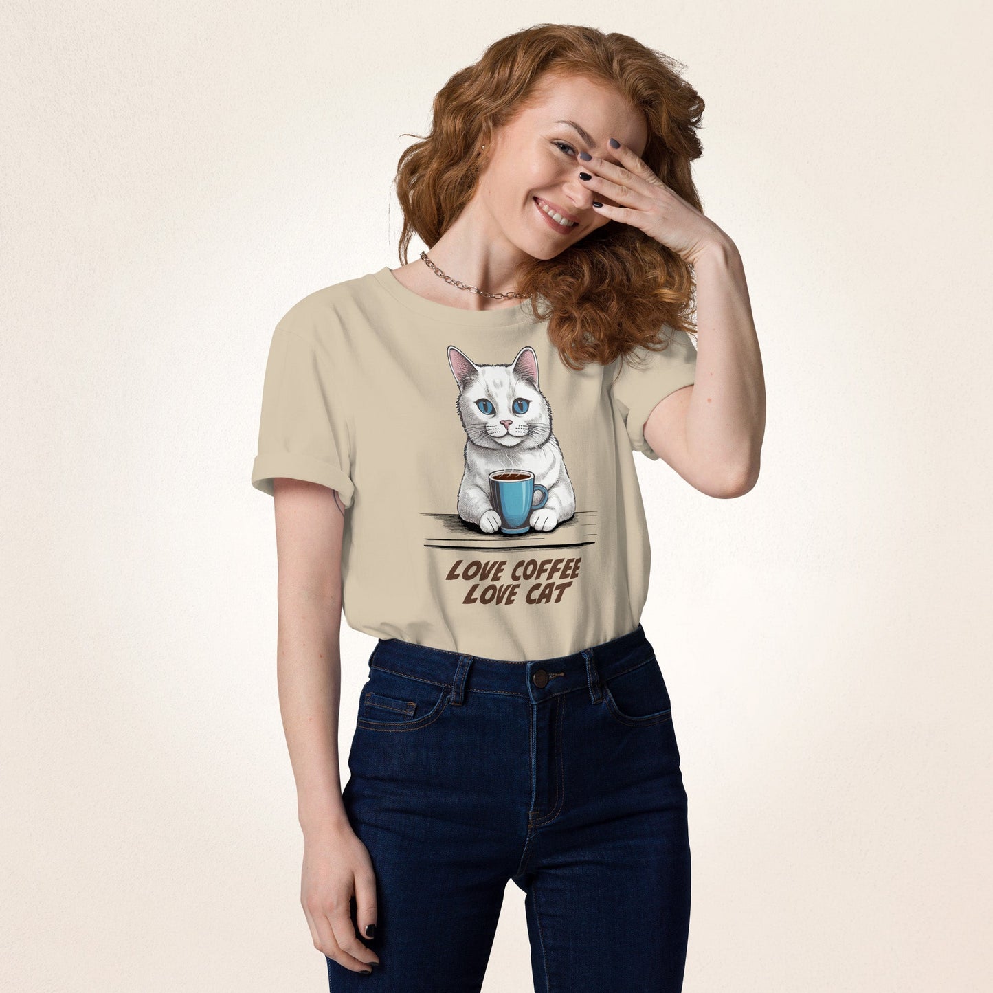 Love Coffee, Love Cat | organic cotton t-shirt - Gorma & Friends