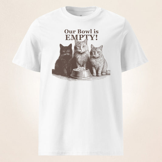 Our Bowl is Empty! | organic cotton t-shirt - Gorma & Friends