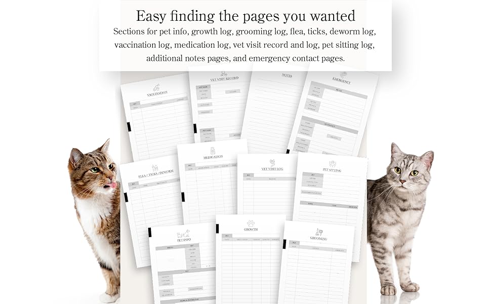 Pet Wellbeing Record Book: All - in - One Health logbook - Gorma & Friends