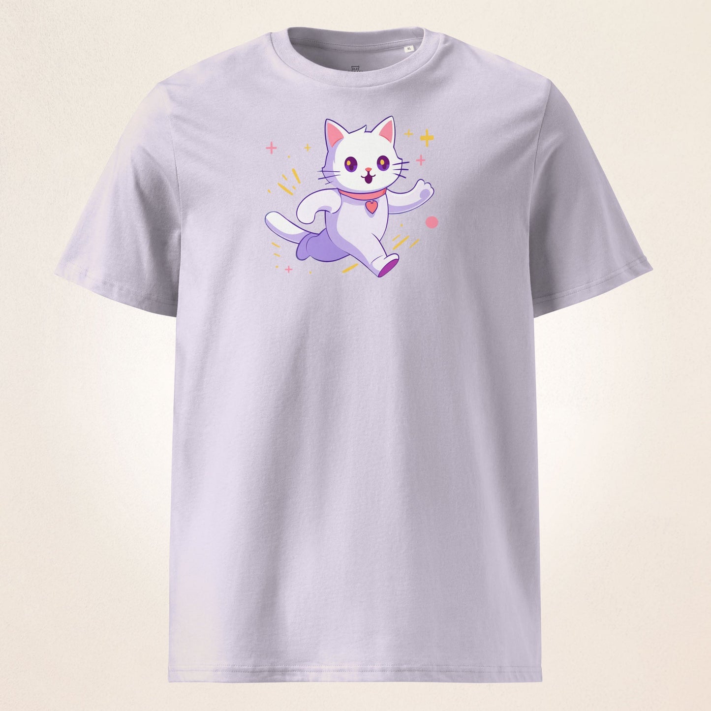 Running Cute Cat | organic cotton t-shirt - Gorma & Friends