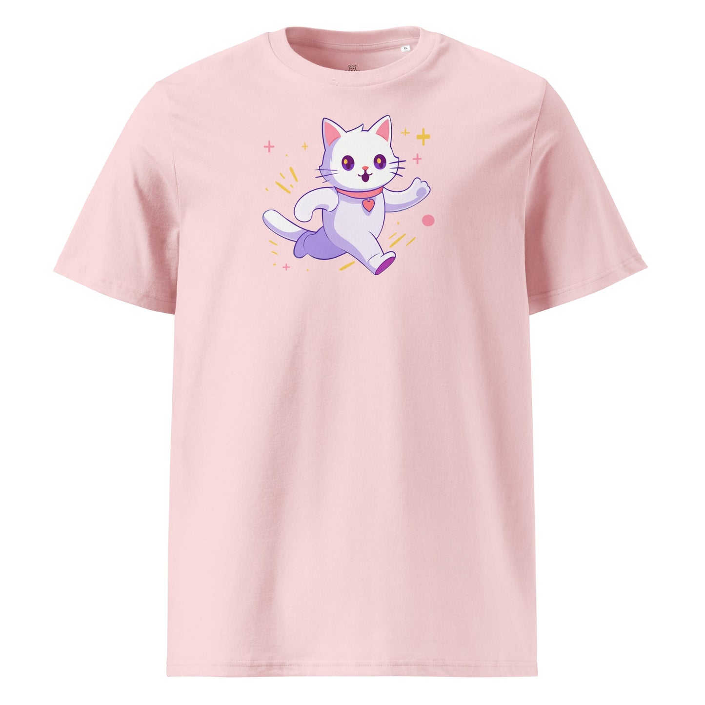 Running Cute Cat | organic cotton t-shirt - Gorma & Friends