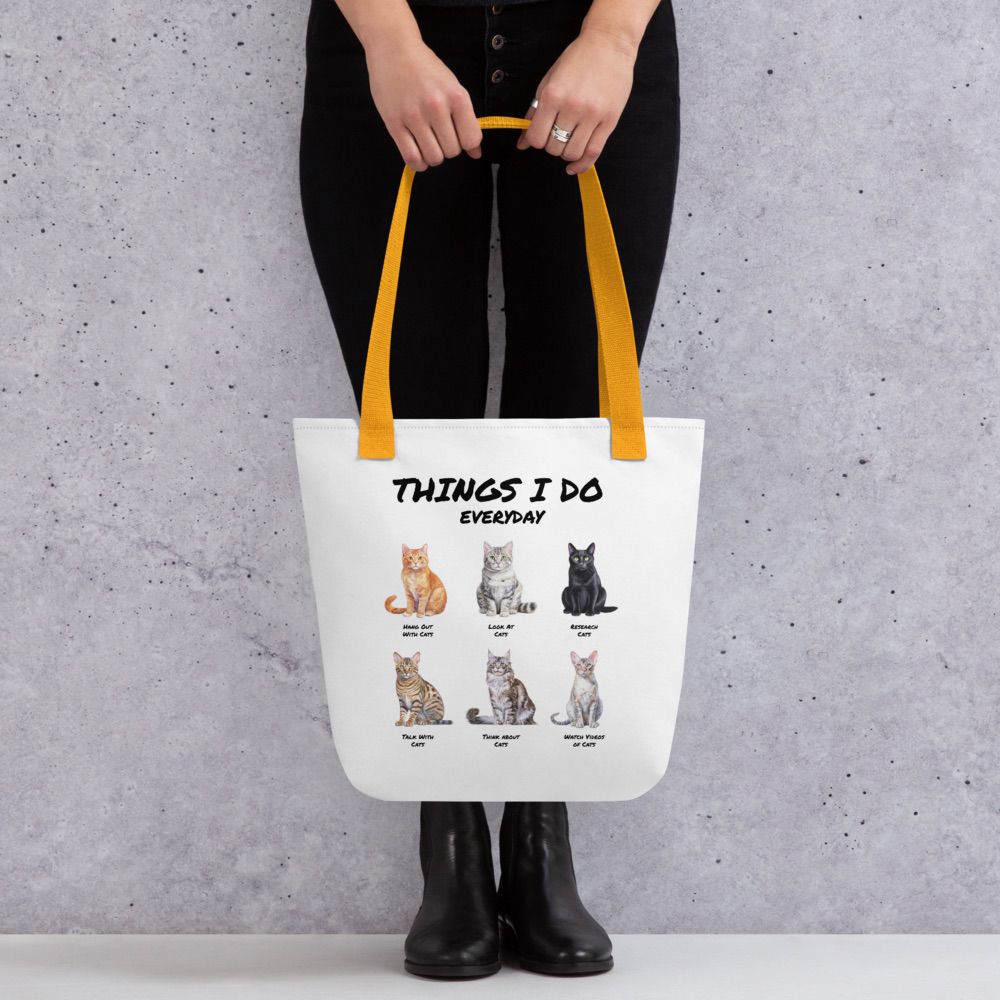 Things I Do Everyday (as a Cat Person) | Tote bag - Gorma & Friends