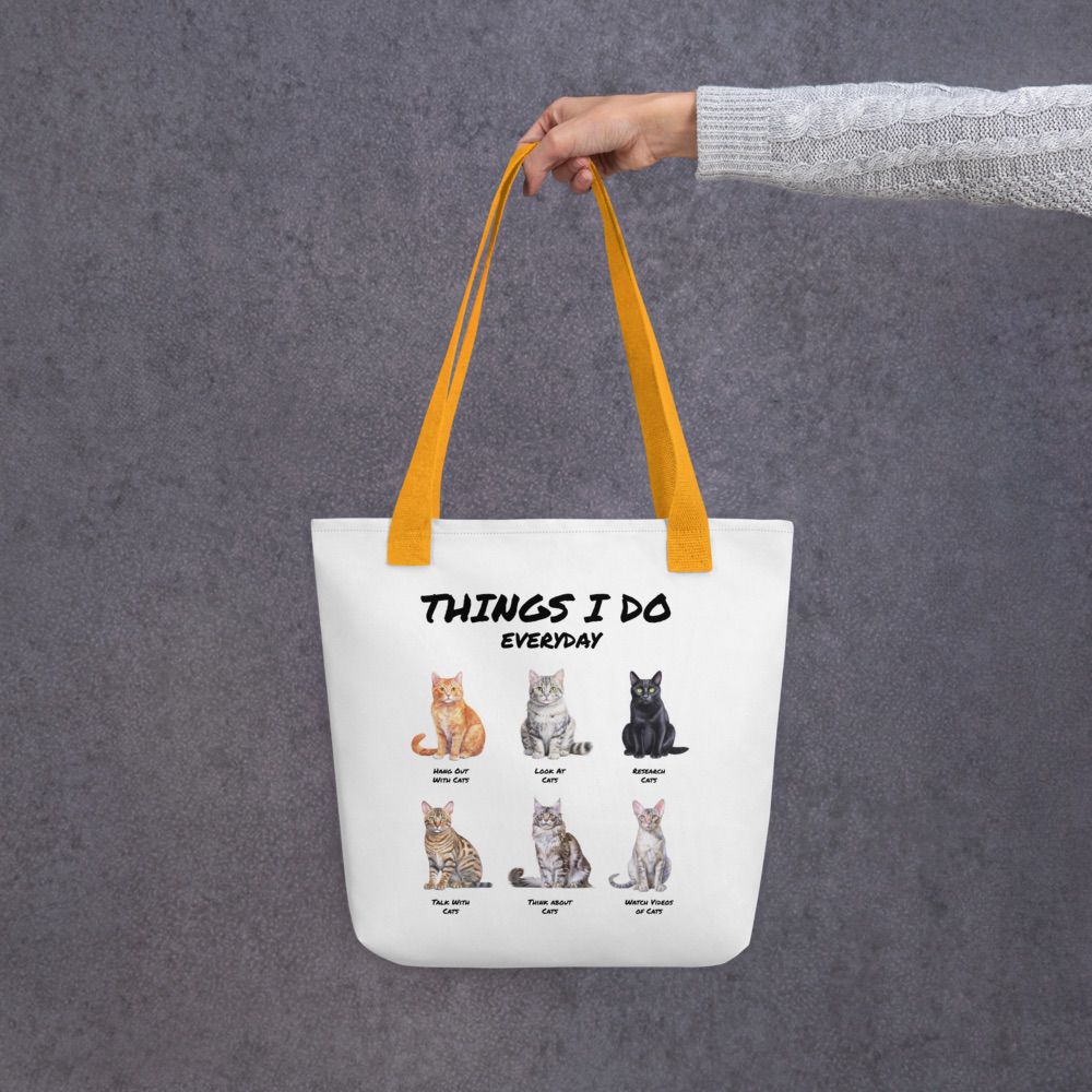 Things I Do Everyday (as a Cat Person) | Tote bag - Gorma & Friends