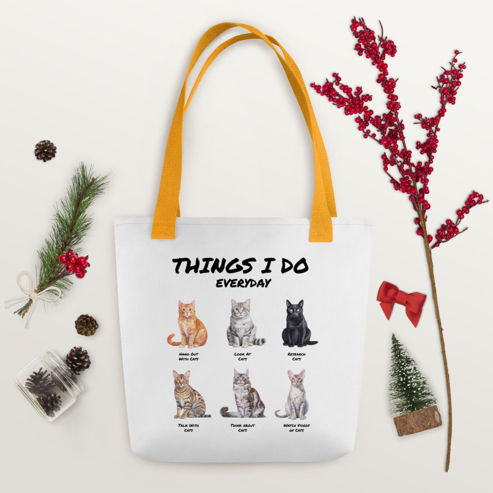 Things I Do Everyday (as a Cat Person) | Tote bag - Gorma & Friends