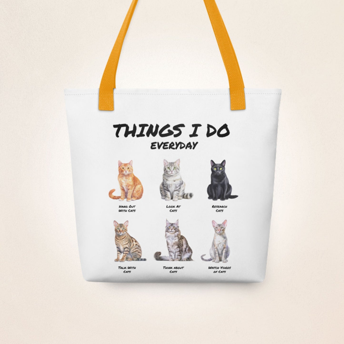 Things I Do Everyday (as a Cat Person) | Tote bag - Gorma & Friends