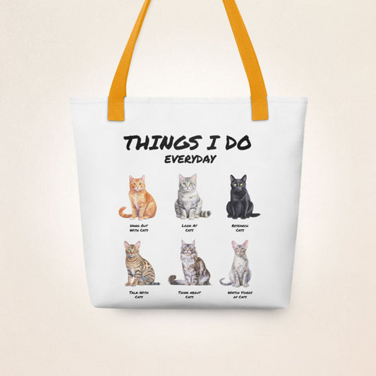 Things I Do Everyday (as a Cat Person) | Tote bag - Gorma & Friends