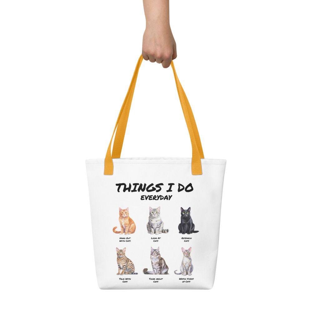 Things I Do Everyday (as a Cat Person) | Tote bag - Gorma & Friends