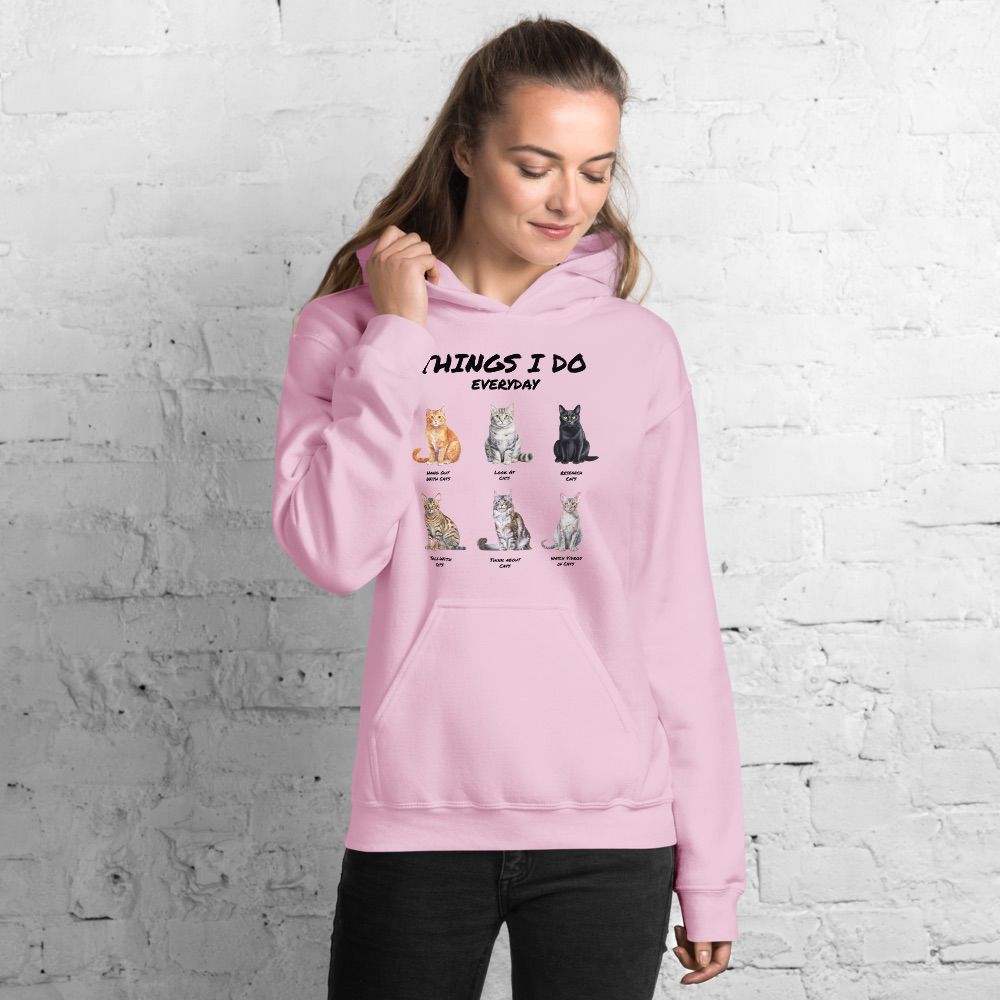 Things I Do Everyday (as a cat person) | Unisex Hoodie - Gorma & Friends