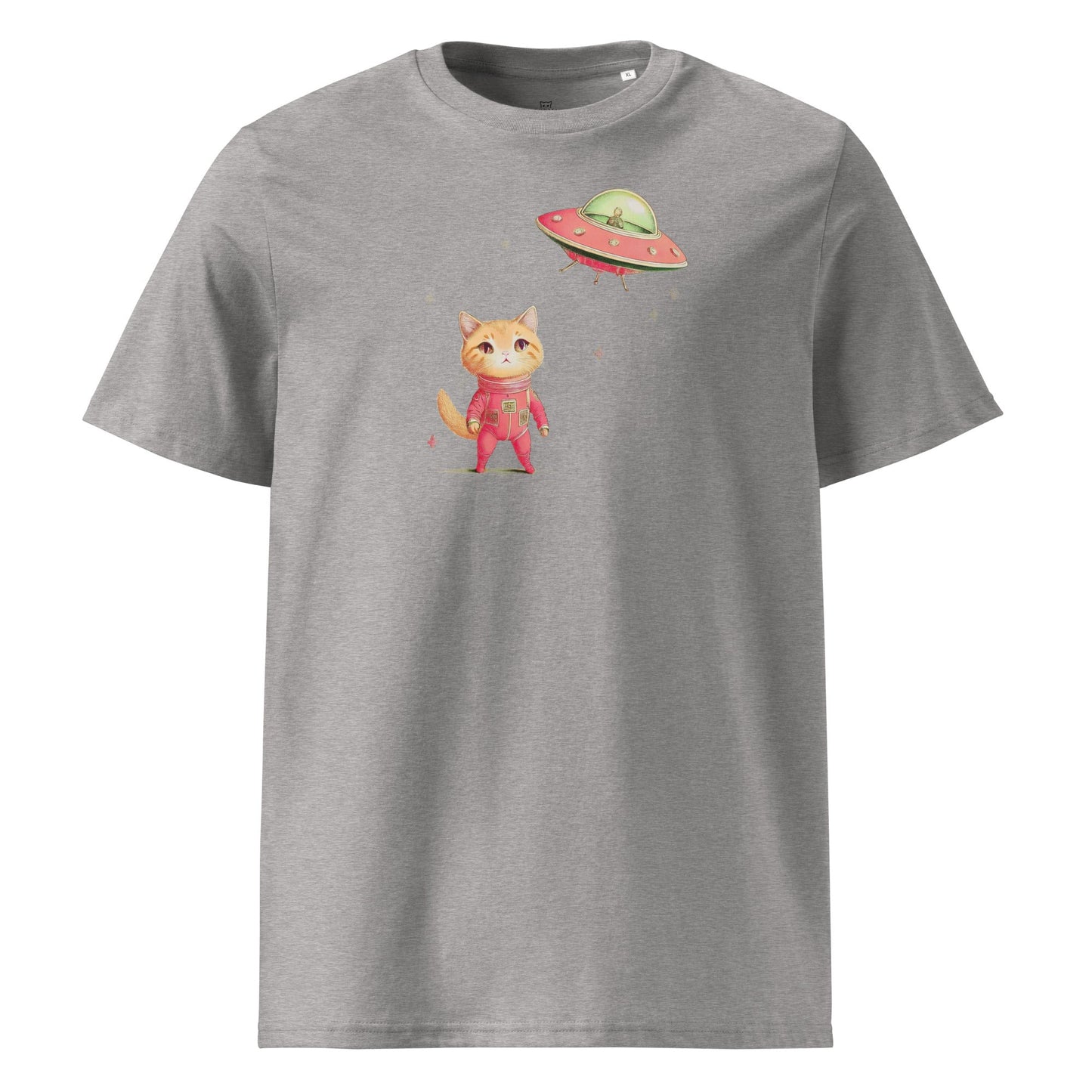 UFO and Cat | Unisex organic cotton t-shirt - Gorma & Friends