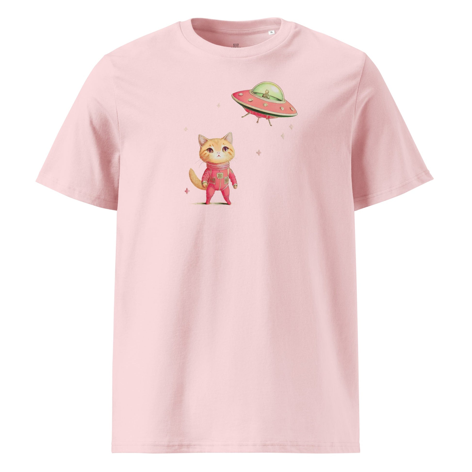 UFO and Cat | Unisex organic cotton t-shirt - Gorma & Friends