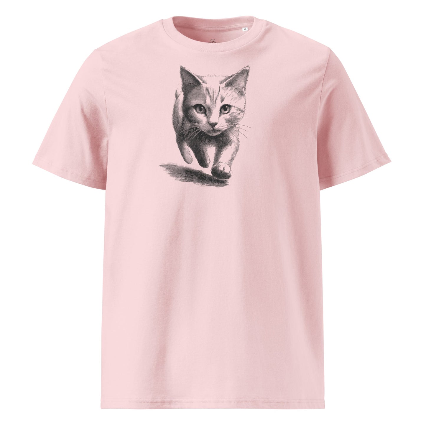 Walking Kitten Sketch | organic cotton t-shirt - Gorma & Friends