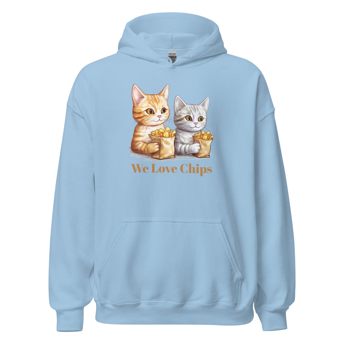 We Love Chips (and Cats) | Unisex Hoodie - Gorma & Friends