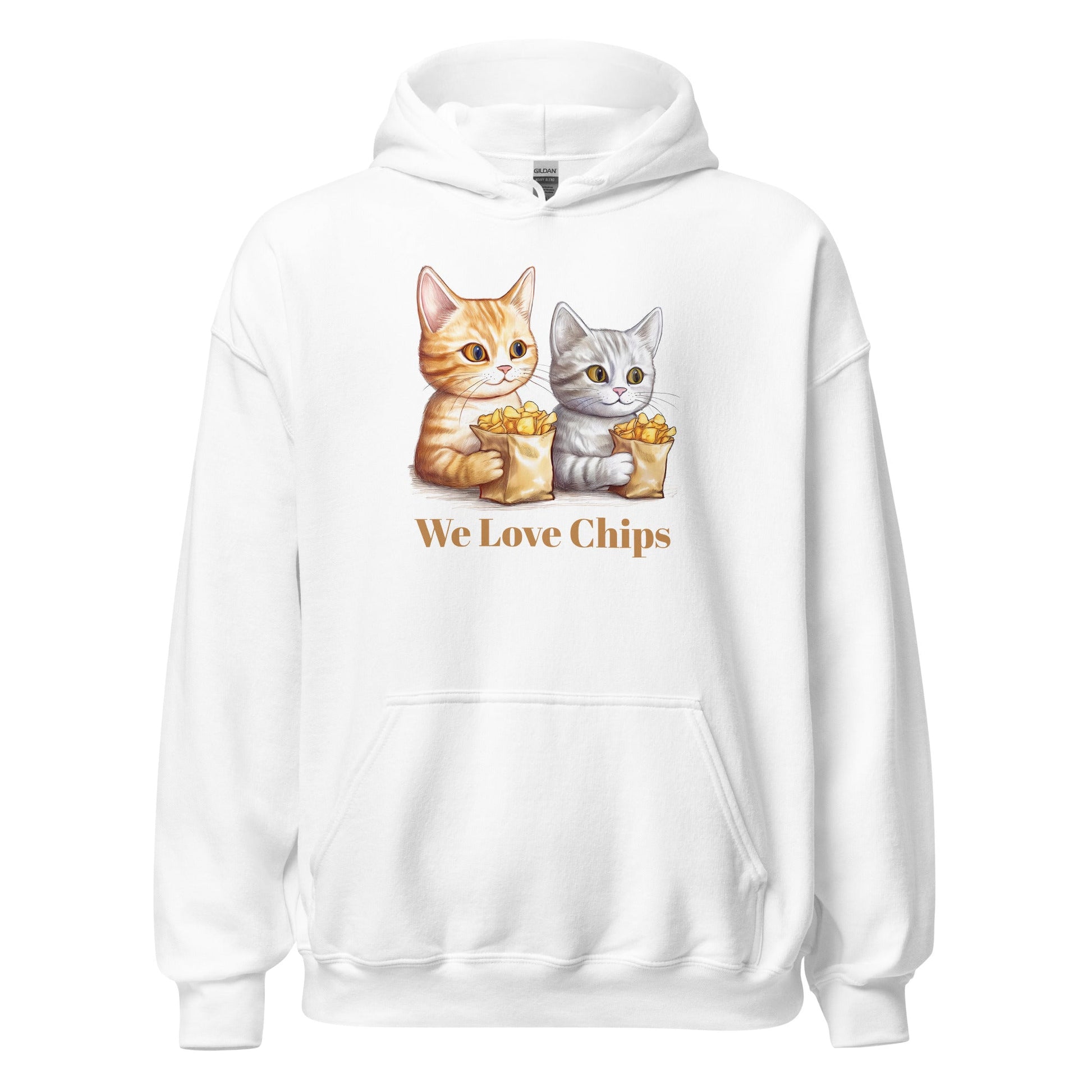 We Love Chips (and Cats) | Unisex Hoodie - Gorma & Friends