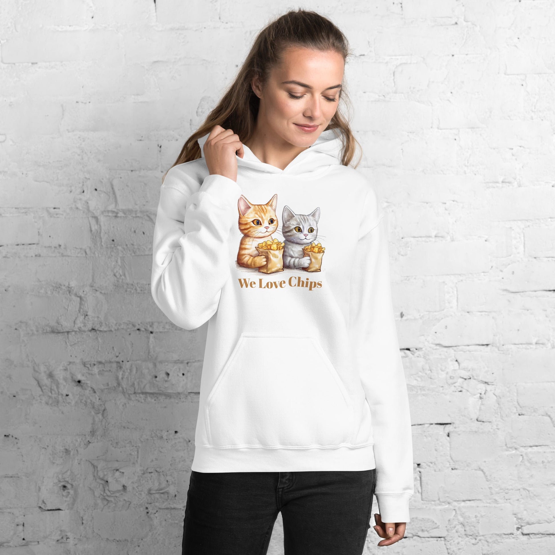 We Love Chips (and Cats) | Unisex Hoodie - Gorma & Friends