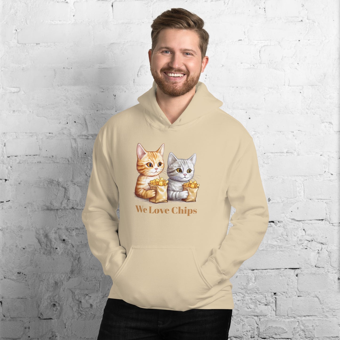 We Love Chips (and Cats) | Unisex Hoodie - Gorma & Friends