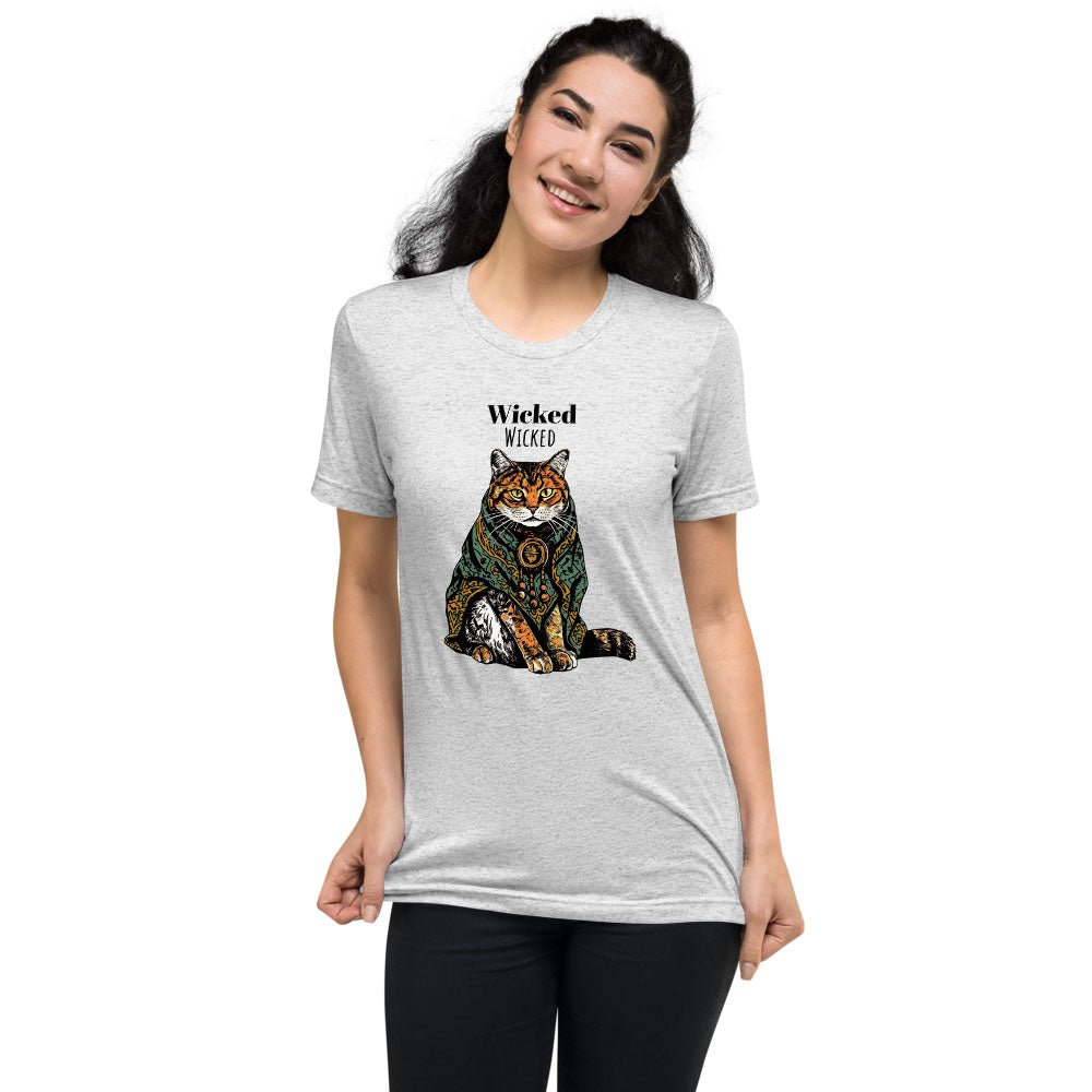 Wicked Cat | Unisex tri - blend t-shirt - Gorma & Friends