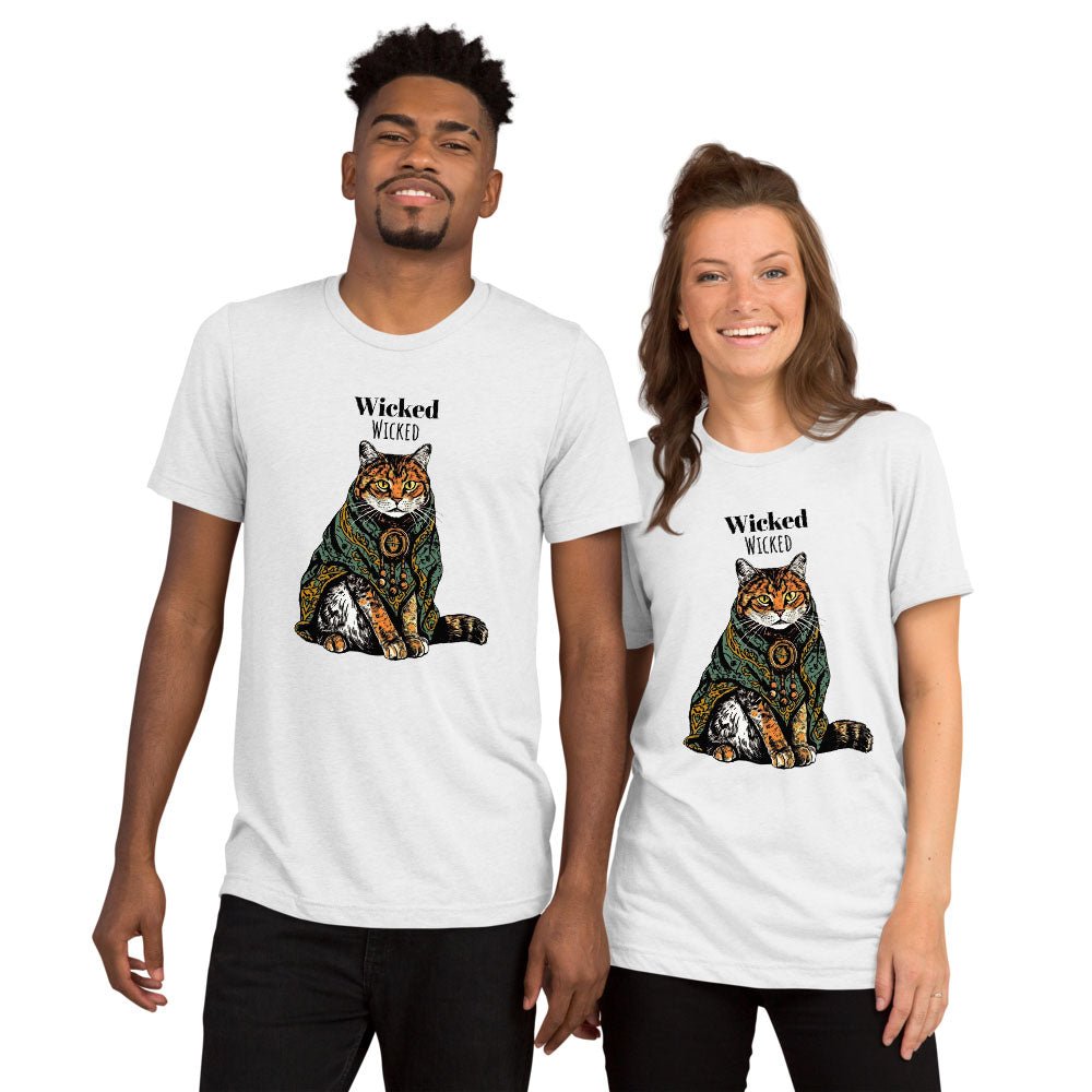 Wicked Cat | Unisex tri - blend t-shirt - Gorma & Friends