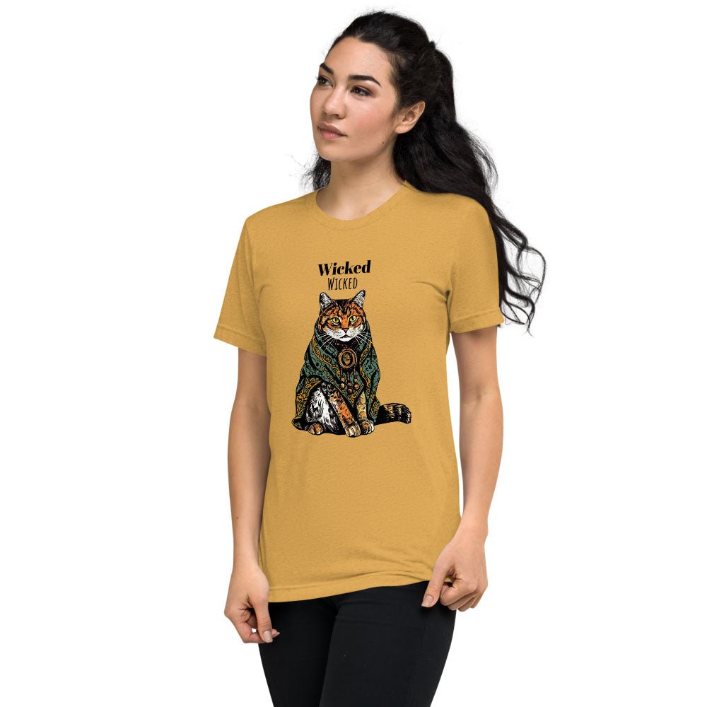 Wicked Cat | Unisex tri - blend t-shirt - Gorma & Friends