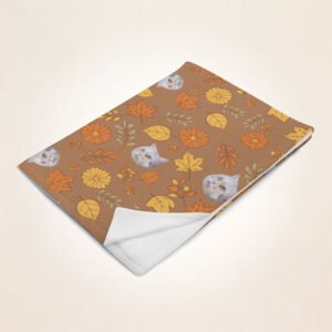 Furry Friend Blanket: Customized Pet Portrait - Autumn Color | 個人化寵物毛氈（秋色）