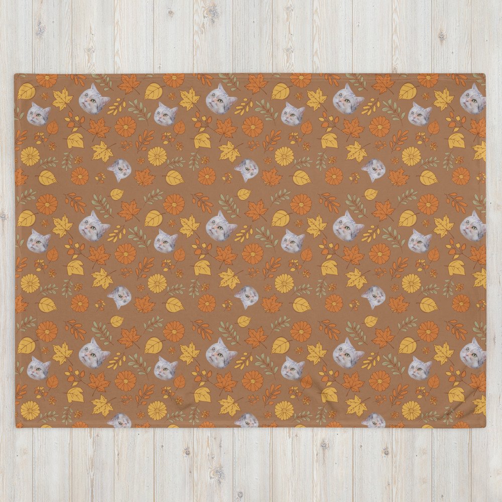 Furry Friend Blanket: Customized Pet Portrait - Autumn Color | 個人化寵物毛氈(秋色) - Image 5