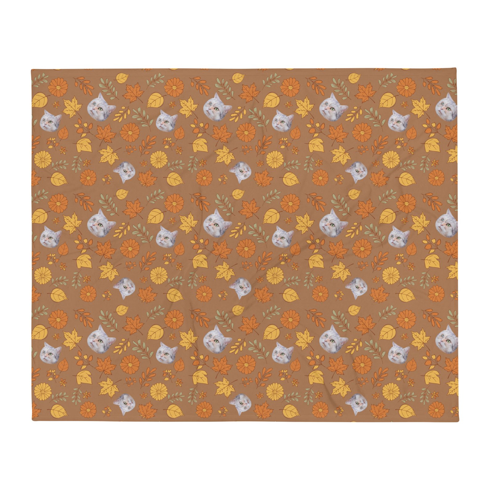 Furry Friend Blanket: Customized Pet Portrait - Autumn Color | 個人化寵物毛氈(秋色) - Image 2